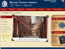 Tablet Screenshot of historictours.com